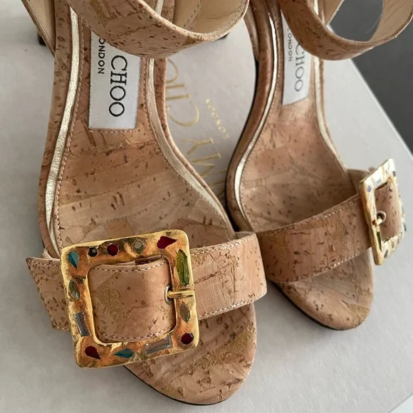 Jimmy Choo Dacha 85 Sandal, Size 34 EU - Picture 10 of 12